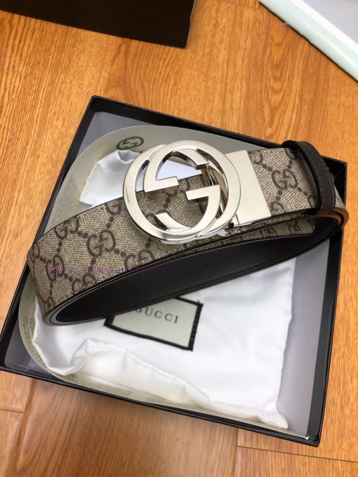 Gucci fabric, lined with a top layer of calf leather sole Paired with a rotating buckle Cust 98zxfmoz
