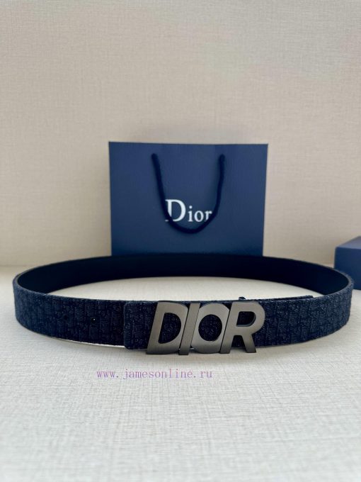 This 35mm double-sided belt with a width of 3.5cm combines elegant temperament with modern s dpgr9573 - Image 2