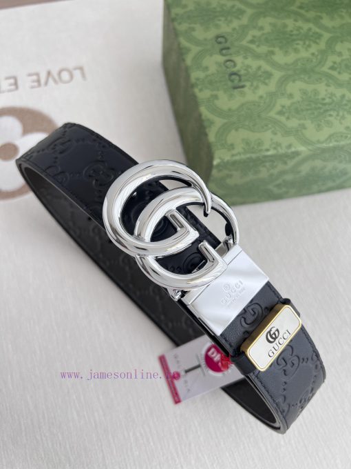 Gucci Gucci Belt ️ BeltHanging buckle, pure copper material buckle head, top layer cowhide, dtzvqcui - Image 3