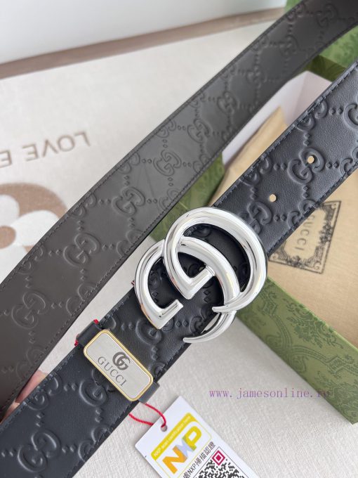 Gucci Gucci Belt ️ BeltHanging buckle, pure copper material buckle head, top layer cowhide, dtzvqcui - Image 5