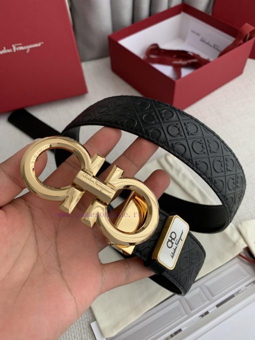 Ferragamo Ferrgamo️Buckle, original classic new three-dimensional buckle, photographed in re 5mdpd6hr - Image 2