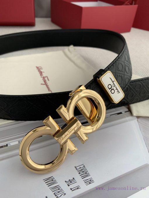 Ferragamo Ferrgamo️Buckle, original classic new three-dimensional buckle, photographed in re bmkd96v6 - Image 6