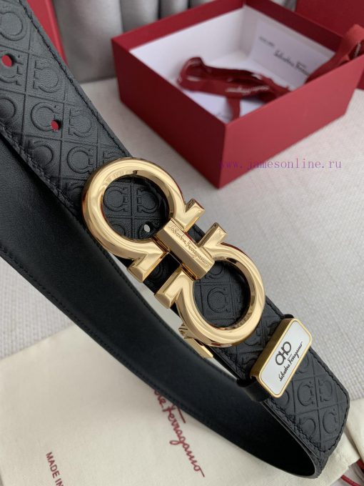 Ferragamo Ferrgamo️Buckle, original classic new three-dimensional buckle, photographed in re 5mdpd6hr - Image 5
