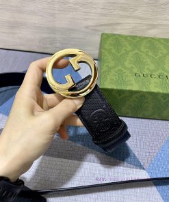 The Gucci 40mm belt features imported needle pattern embossed large flowers and a factory cu hgcmzlme