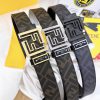 Belt FENDI Fendi ReproductionThe waistband is made of 100% cowhide, ensuring a double-layer wchutntg