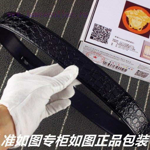 Versace Ver... sace ️ Crocodile patternIdentify and receive a punch as a giftThe material is 7sye2o7d - Image 8
