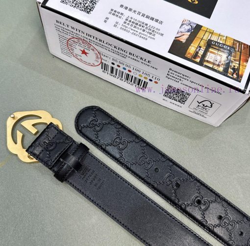Belt Gucci Gucci ️ Diamond studdedBelt made of 100% head layer cowhide, guaranteed genuine l ej08wyn4 - Image 8