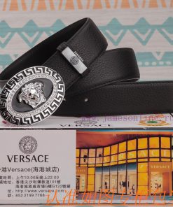 Belt belt Versace cowhide beltMen's belt material: 100% head layer cowhide belt, guaranteed ni2ilnvw