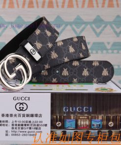 Belt and belt Gucci leather beltMen's belt material: 100% head layer cowhide belt, guarantee roqj4sie
