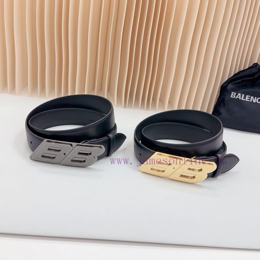 New 3.5cm Balenciaga official website, double-sided top layer cowhide material, length. 758. 3kpsd6fv - Image 2
