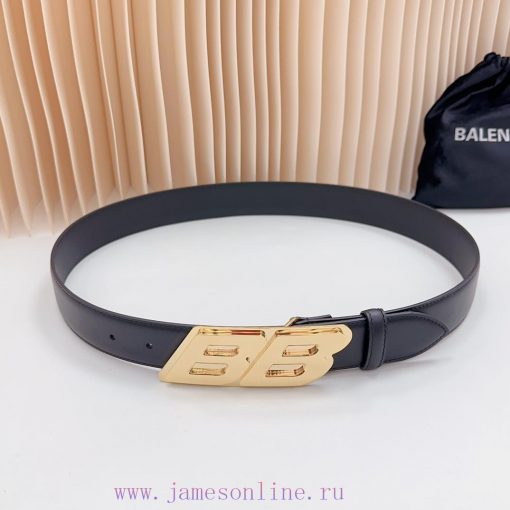 New 3.5cm Balenciaga official website, double-sided top layer cowhide material, length. 758. oivlfkbw - Image 2