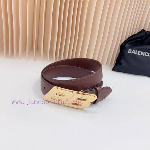 New 3.5cm Balenciaga official website, double-sided top layer cowhide material, length. 758. ts29udpb - Image 3