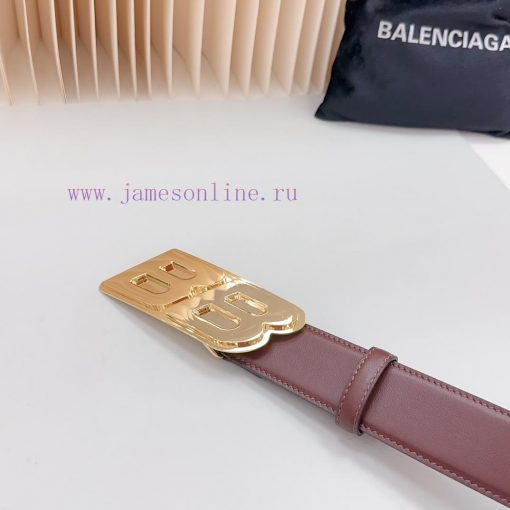 New 3.5cm Balenciaga official website, double-sided top layer cowhide material, length. 758. ts29udpb - Image 7