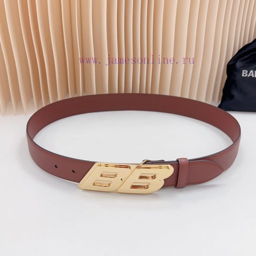 New 3.5cm Balenciaga official website, double-sided top layer cowhide material, length. 758. neb3og20