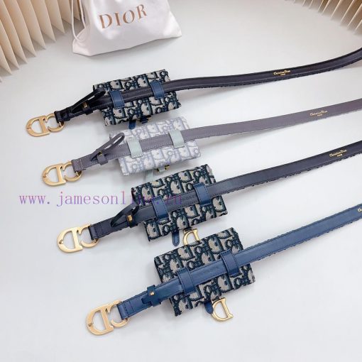New 2.0cm Dior waist bag official website, double-sided top layer cowhide leather material, sic1zs5t - Image 3