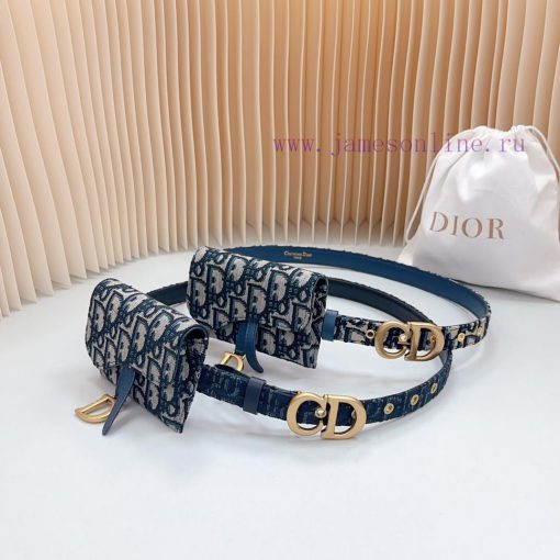 New 2.0cm Dior waist bag official website, double-sided top layer cowhide leather material, sic1zs5t - Image 4