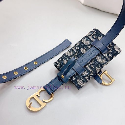 New 2.0cm Dior waist bag official website, double-sided top layer cowhide leather material, 1dfpf901 - Image 6