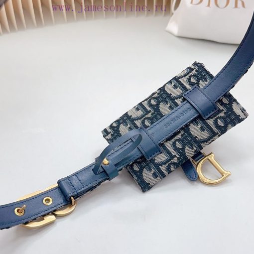 New 2.0cm Dior waist bag official website, double-sided top layer cowhide leather material, 1dfpf901 - Image 8