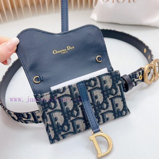 New 2.0cm Dior waist bag official website, double-sided top layer cowhide leather material, ao0mpcnr - Image 6