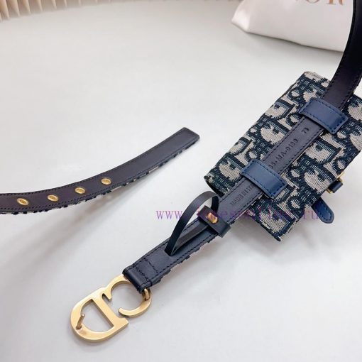 New 2.0cm Dior waist bag official website, double-sided top layer cowhide leather material, ao0mpcnr - Image 9