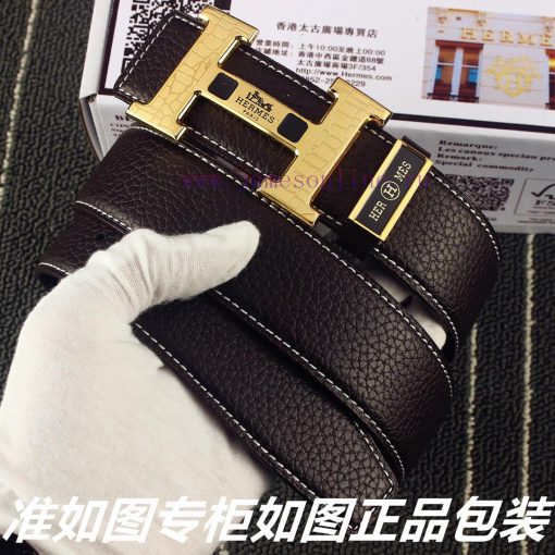 Hermes Her..mes️Identify and receive a punch as a giftMaterial: 100% head layer cowhide belt ut5ostvl - Image 3