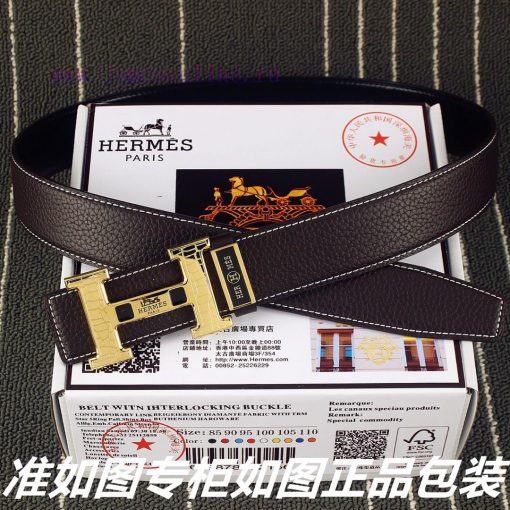 Hermes Her..mes️Identify and receive a punch as a giftMaterial: 100% head layer cowhide belt ut5ostvl - Image 7