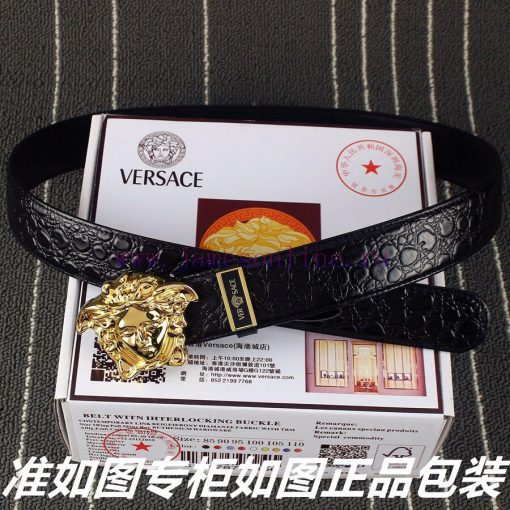 Versace Ver... sace ️ Crocodile patternIdentify and receive a punch as a giftThe material is n8q07q4s - Image 7