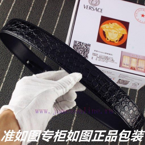 Versace Ver... sace ️ Crocodile patternIdentify and receive a punch as a giftThe material is n8q07q4s - Image 9