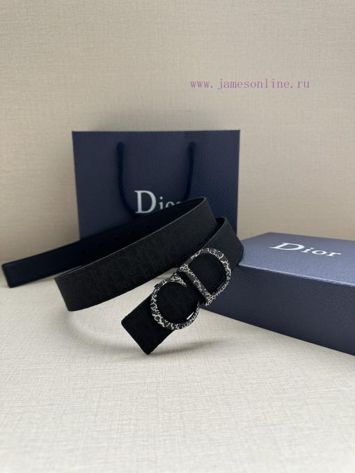 This 35mm double-sided belt with a width of 3.5cm combines elegant temperament with modern s czr1x1gm - Image 4