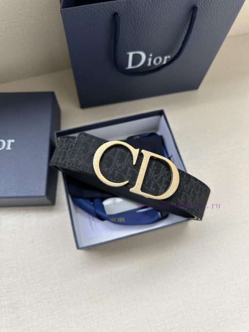This 35mm double-sided belt with a width of 3.5cm combines elegant temperament with modern s czr1x1gm - Image 7