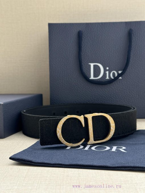 This 35mm double-sided belt with a width of 3.5cm combines elegant temperament with modern s czr1x1gm - Image 9