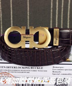 Ferragamo crocodile patternComes with a punch as a giftThe material is made of 100% top laye necbep0w