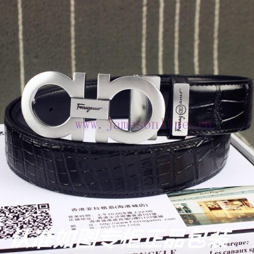 Ferragamo crocodile patternComes with a punch as a giftThe material is made of 100% top laye 5q3syiol