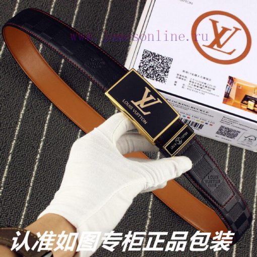 Lv... Louis Vuitton automatic buckleIdentify and receive a punch as a giftMaterial: 100% top 1ygqphzm - Image 5