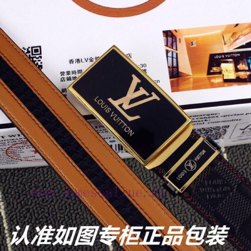 Lv... Louis Vuitton automatic buckleIdentify and receive a punch as a giftMaterial: 100% top 1ygqphzm - Image 7