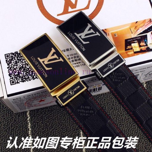 Lv... Louis Vuitton automatic buckleIdentify and receive a punch as a giftMaterial: 100% top 1ygqphzm - Image 9