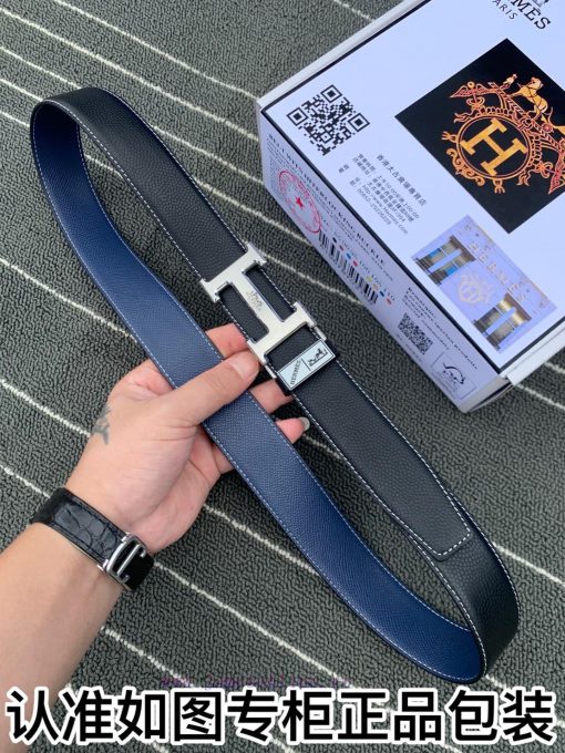 Belt Hermes Her.. Mes ️ Automatic deductionBelt made of 100% head layer cowhide, automatical hcc0l9zl - Image 3