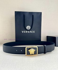 Width 4.0cm Versace This soft belt is adorned with a 3D Medusa belt buckle, which can be pai hulk4mqh