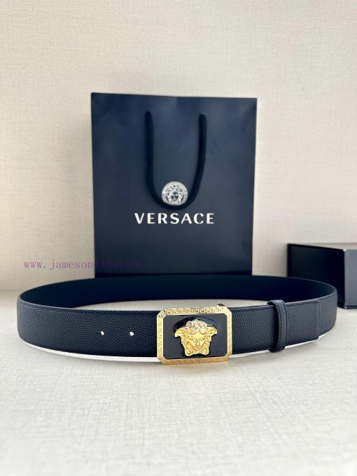 Width 4.0cm Versace This soft belt is adorned with a 3D Medusa belt buckle, which can be pai hulk4mqh