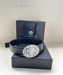 P Width 4.0cm Versace This oval accessory belt from Versace is adorned with the iconic Versa ojrx1ad4