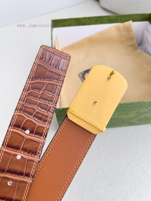 Gucci Gucci Belt ️ BeltHanging buckle, pure steel material buckle head, top layer cowhide, p xdvzvovc - Image 6