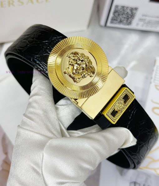 Belt Versace Versace Top RemakeThe waistband is made of 100% imported top layer cowhide, ens 19o5vj2a - Image 6