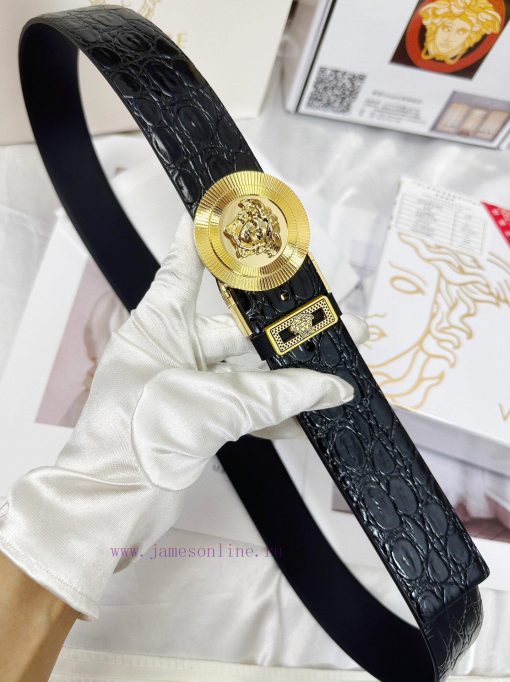 Belt Versace Versace Top RemakeThe waistband is made of 100% imported top layer cowhide, ens hzj6zv2k - Image 9