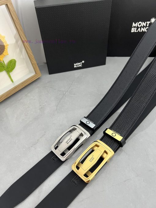 Montblanc Automatic BeltMaterial: Leather Belt with 100% Head Layer. The leather belt is gua dhc5vxet - Image 8