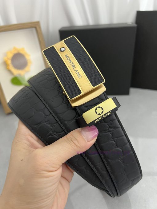 Montblanc Automatic BeltMaterial: Leather Belt with 100% Head Layer. The leather belt is gua mg6zgpj6 - Image 8