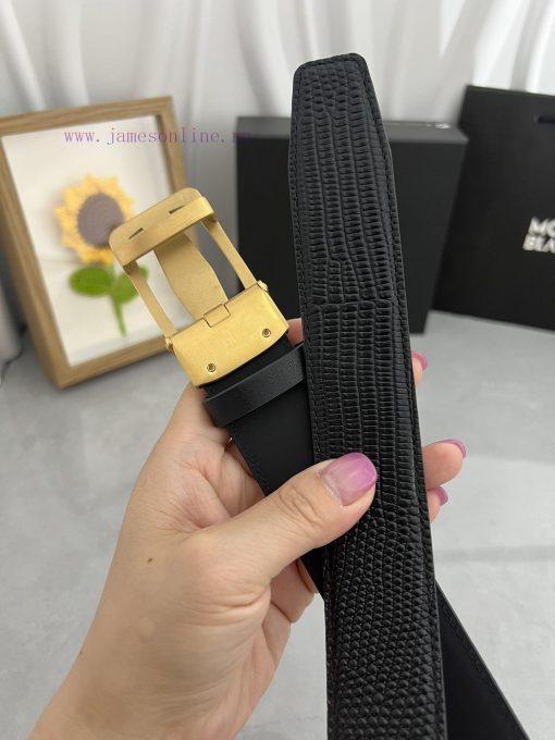 Montblanc Automatic BeltMaterial: Leather Belt with 100% Head Layer. The leather belt is gua mg6zgpj6 - Image 21