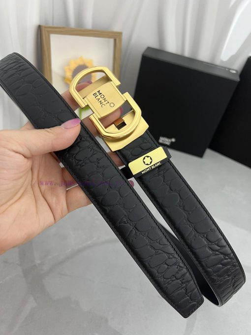 Montblanc Automatic BeltMaterial: Leather Belt with 100% Head Layer. The leather belt is gua 62p7wod6 - Image 3