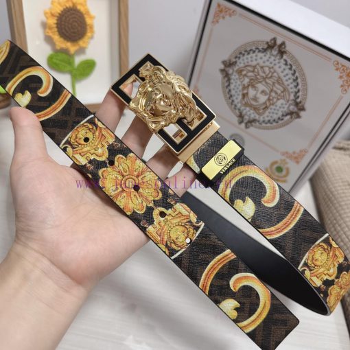 Versace. VersaceMaterial: Leather Belt with 100% Head Layer. The leather belt is guaranteed x13ganol - Image 3