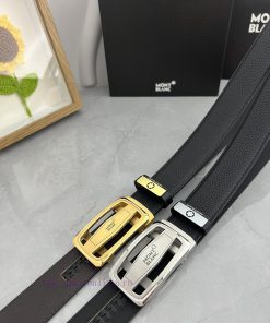 Montblanc Automatic BeltMaterial: Leather Belt with 100% Head Layer. The leather belt is gua o8cuhphf