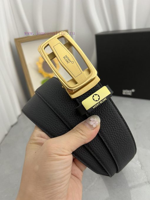 Montblanc Automatic BeltMaterial: Leather Belt with 100% Head Layer. The leather belt is gua 7ows8v4d - Image 2